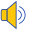 Sound icon — a small speaker wave graphic used as an audio call-to-action in email signatures